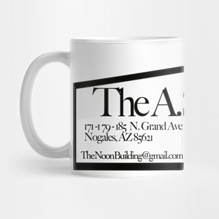 The Noon Building (black) Mug